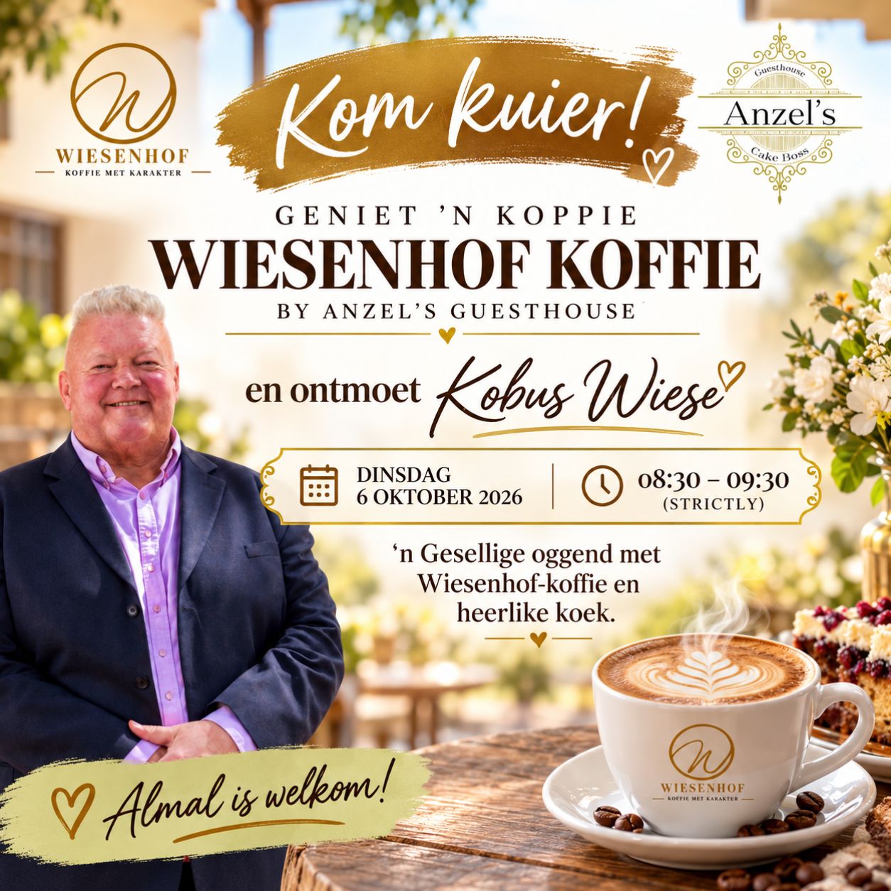 Anzel with Kobus Wiese